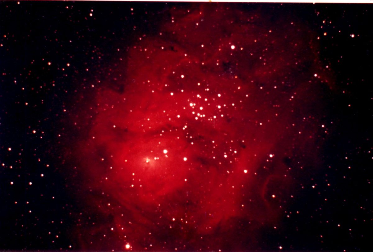 ผลงานถ่ายภาพ เนบิวลาทะเลสาบ M 8 หรือ NGC 6532